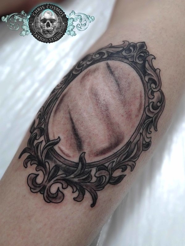 tattoo mirror filigree chris cosmos cyprus limassol tziortzis art