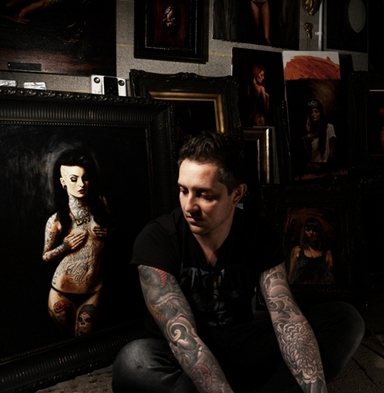 Chris Guest tattoo painter
